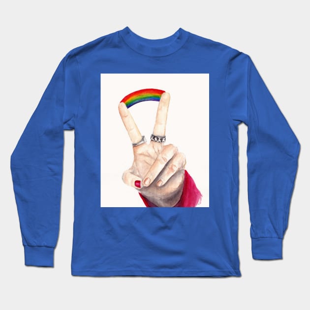 Fluent in Rainbows Long Sleeve T-Shirt by Jeneva_99